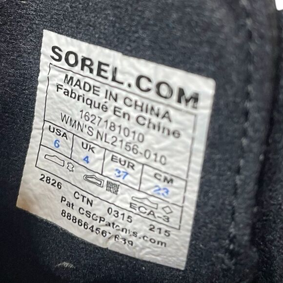 SOREL Slimboot Slimpack Pull on Short Boot Black Size 6 - Picture 10 of 10